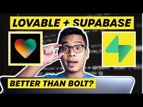 Lovable.dev + Supabase Full Stack App in ONLY 5 MESSAGES (better than BOLT!)